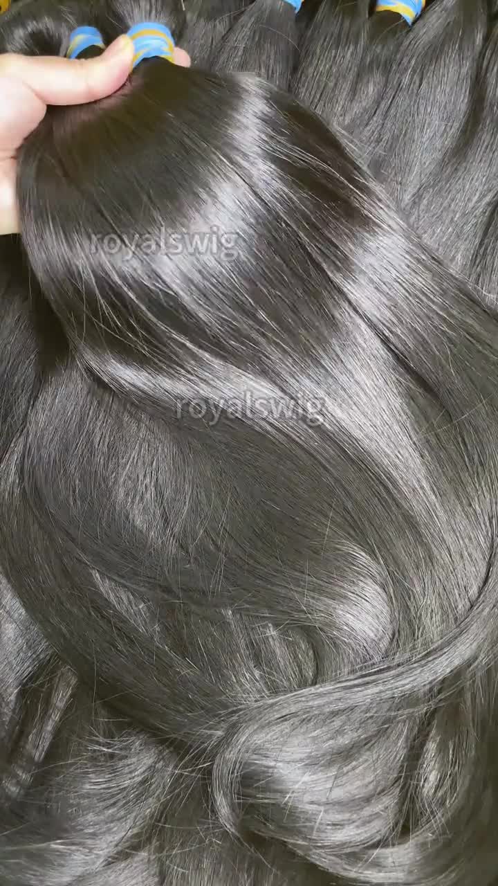 12A Blue Band Virgin Hair Bundle Deals-Straight