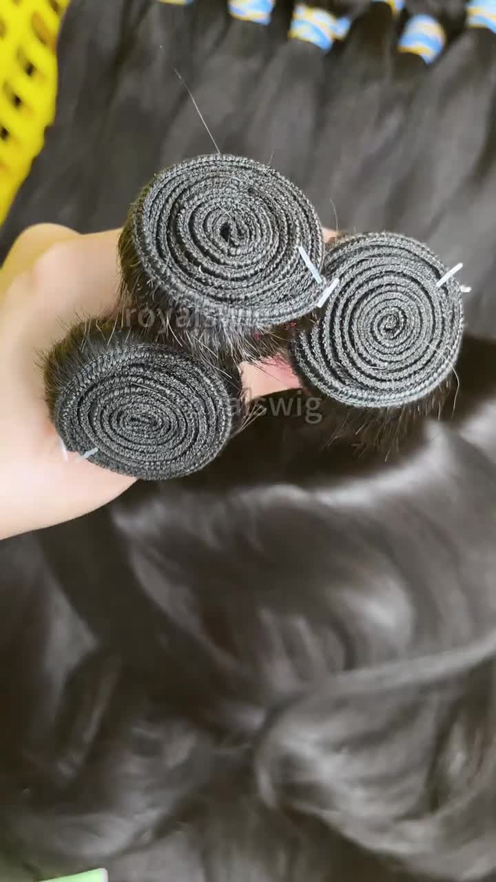 12A Blue Band Virgin Hair Bundle Deals-Straight