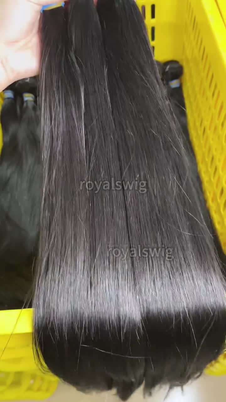 12A Blue Band Virgin Hair Bundle Deals-Straight