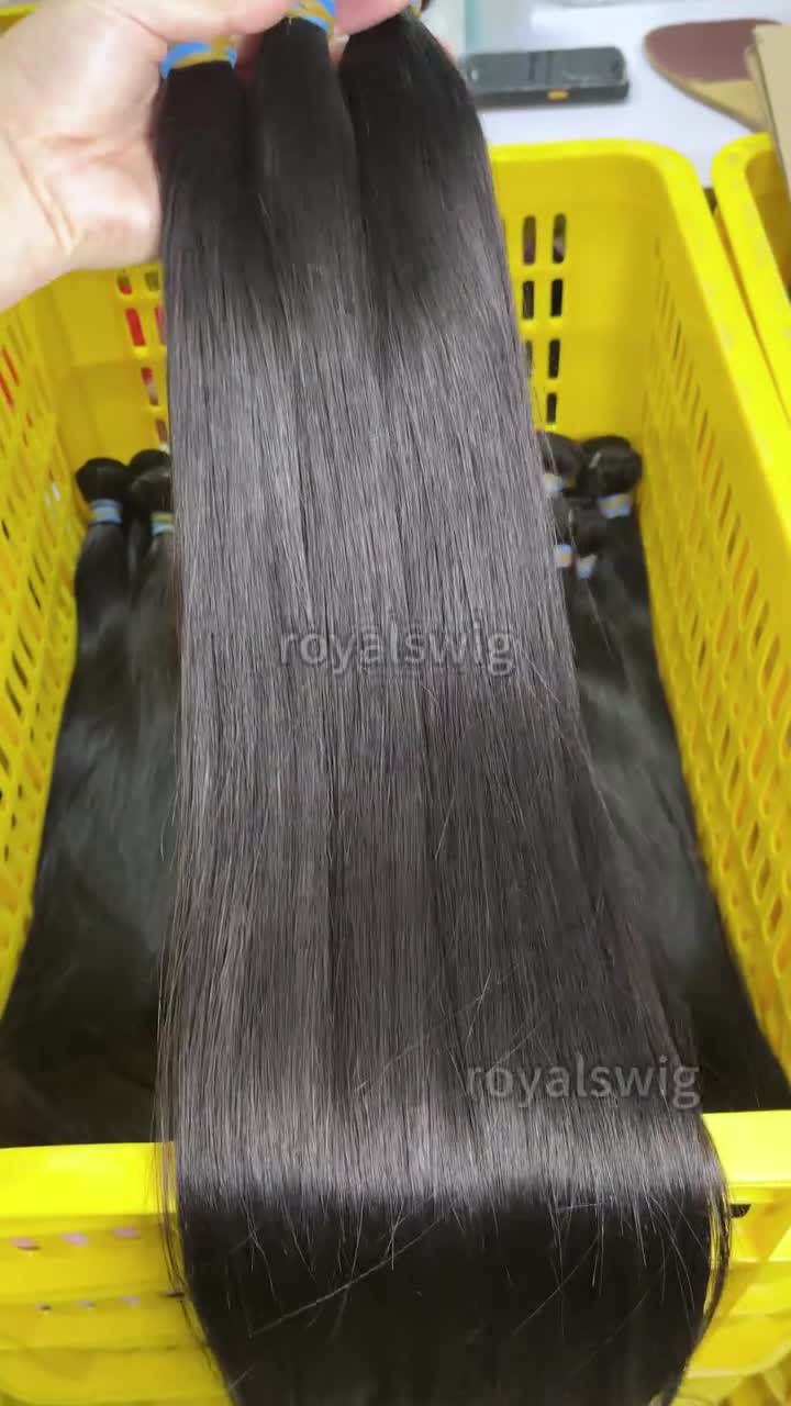 12A Blue Band Virgin Hair Bundle Deals-Straight