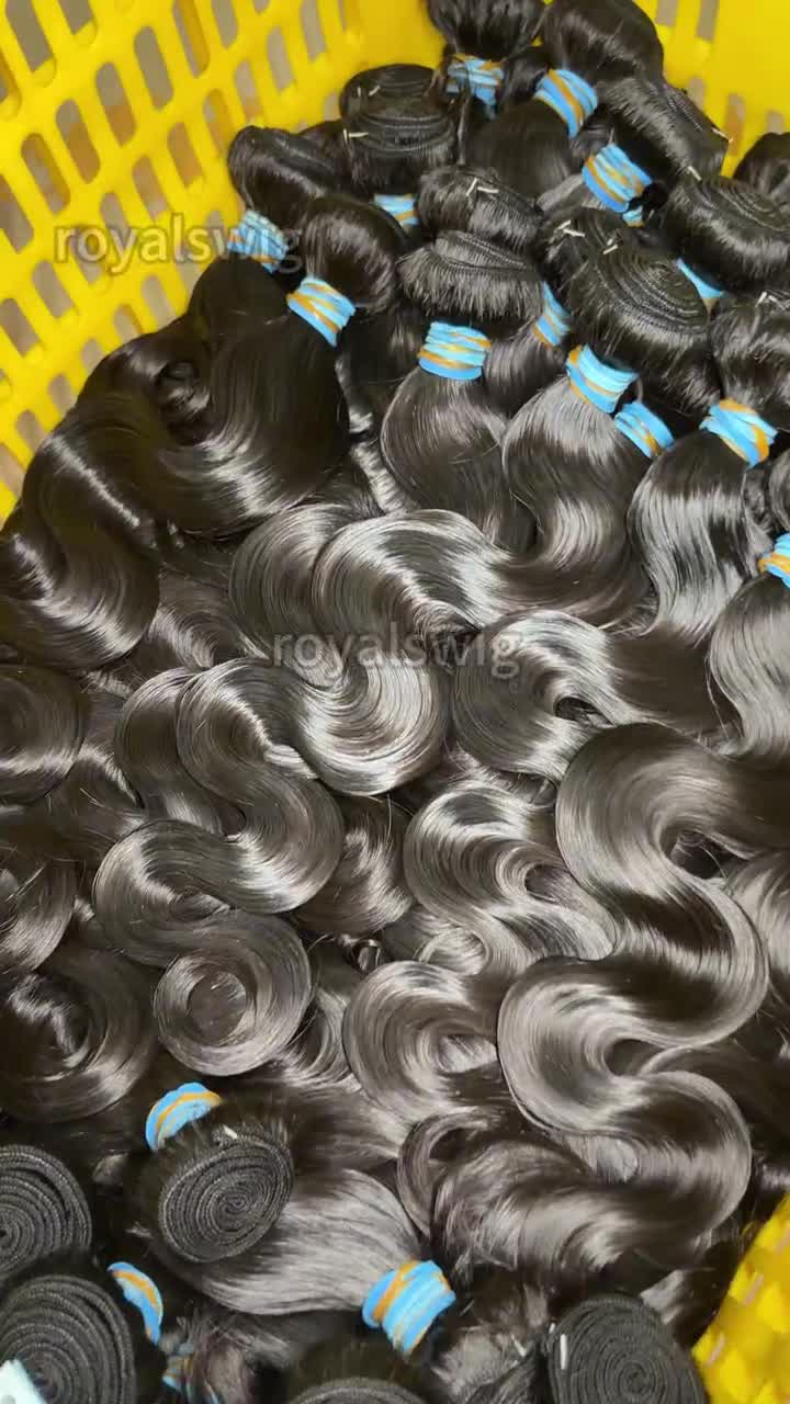 12A Blue Band Virgin Hair Bundle Deals-Body Wave