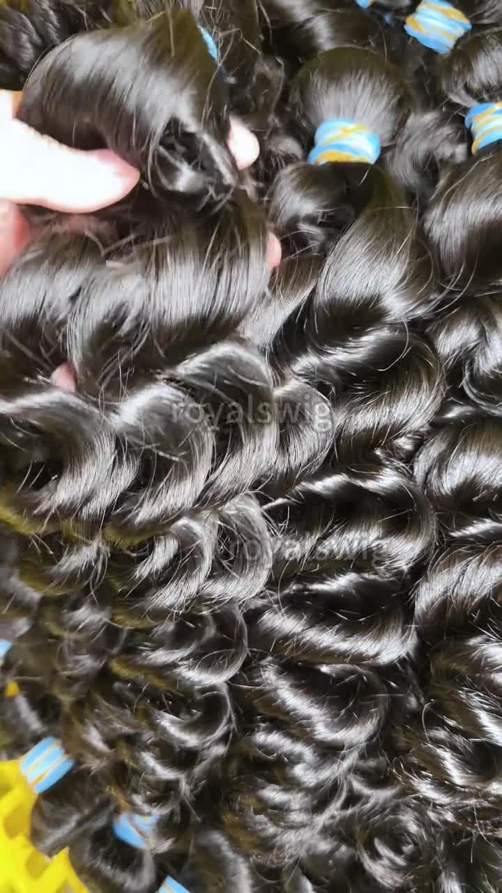 12A Blue Band Virgin Hair Bundle Deals-Loose Wave