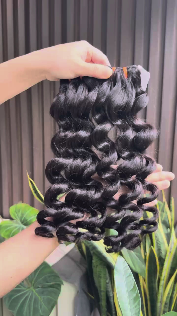 Thai Young Virgin Hair Bundle Deals--Loose Wave