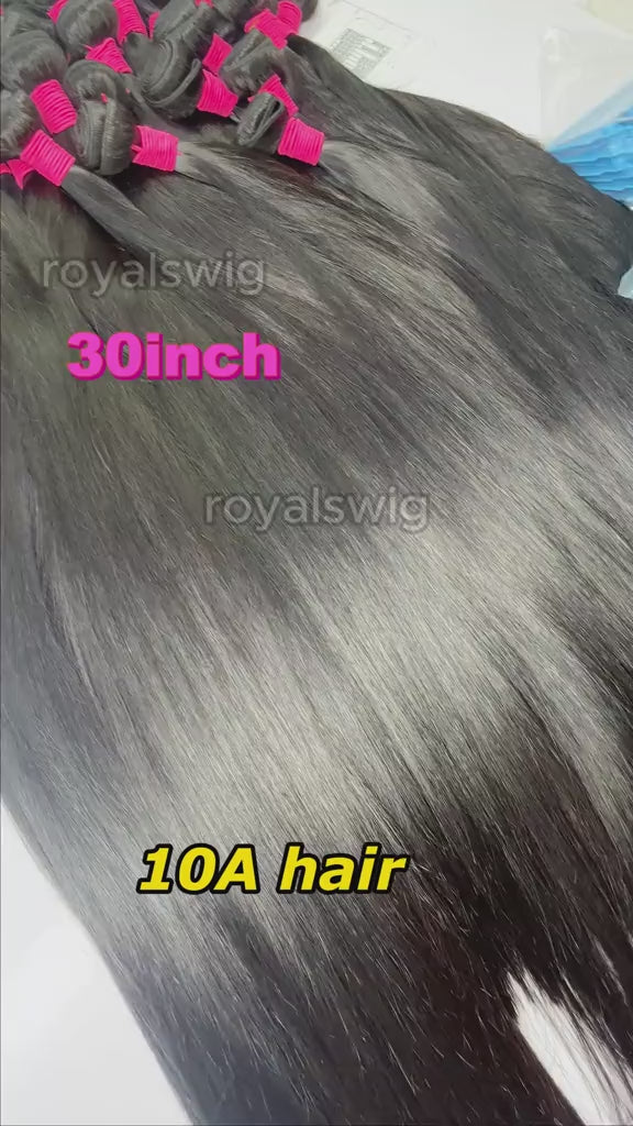 10A Human Hair Bundle Deals--Straight,100% human hair