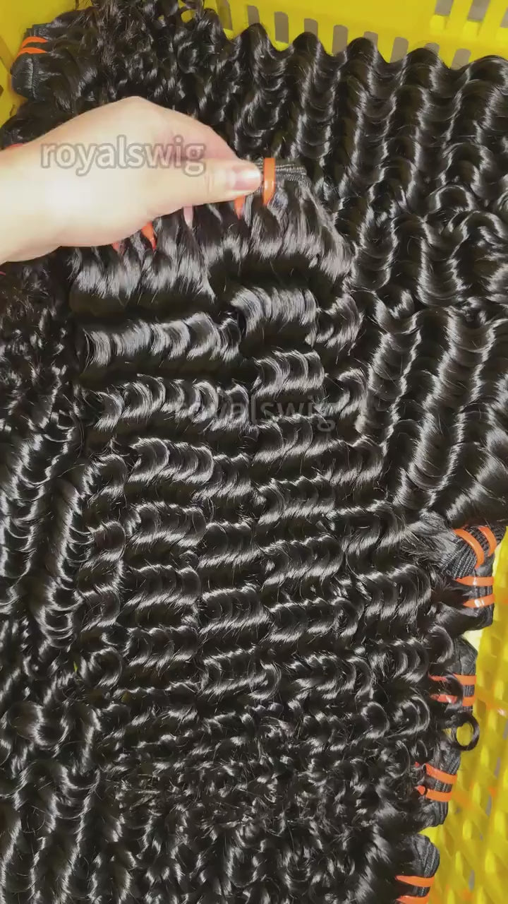 Thai Young Virgin Hair Bundle Deals--Deep Wave