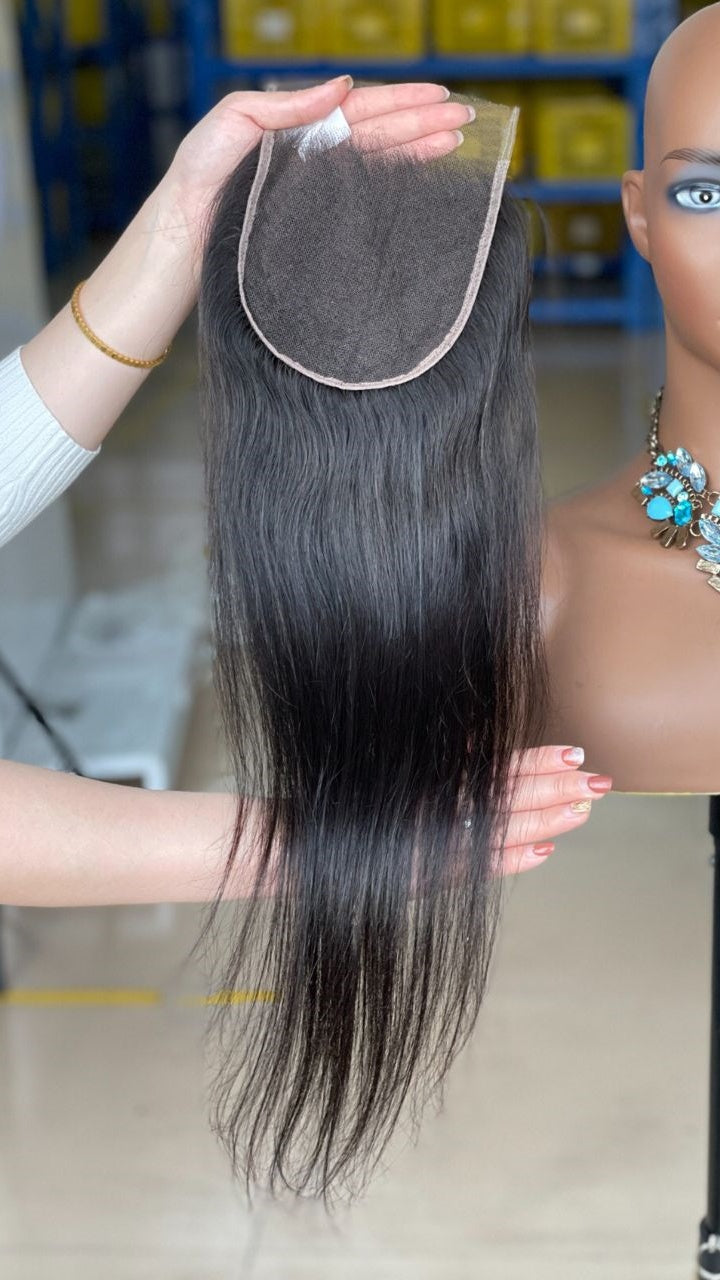 5*5 HD lace closure Straight,100% human hair